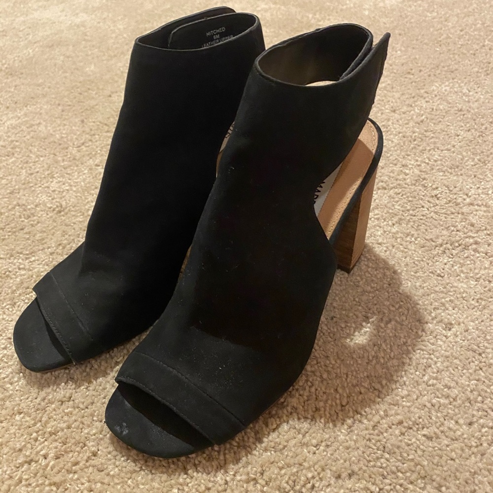 Steve Madden open booties